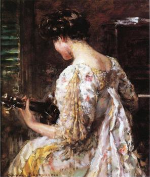 詹姆斯 卡萊爾 貝尅威思 Woman with Guitar